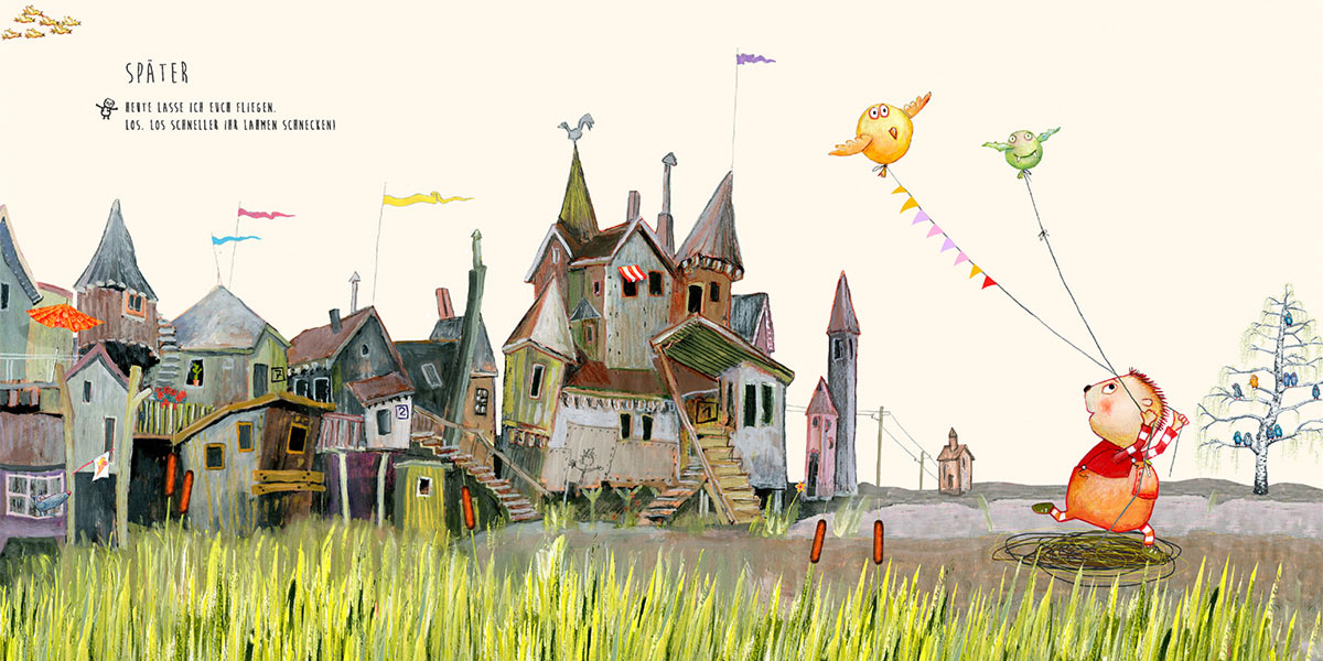 Sommerakademie - Kurs Kinderbuch und Jugendbuch - Anton Illustration von Michael Wrede