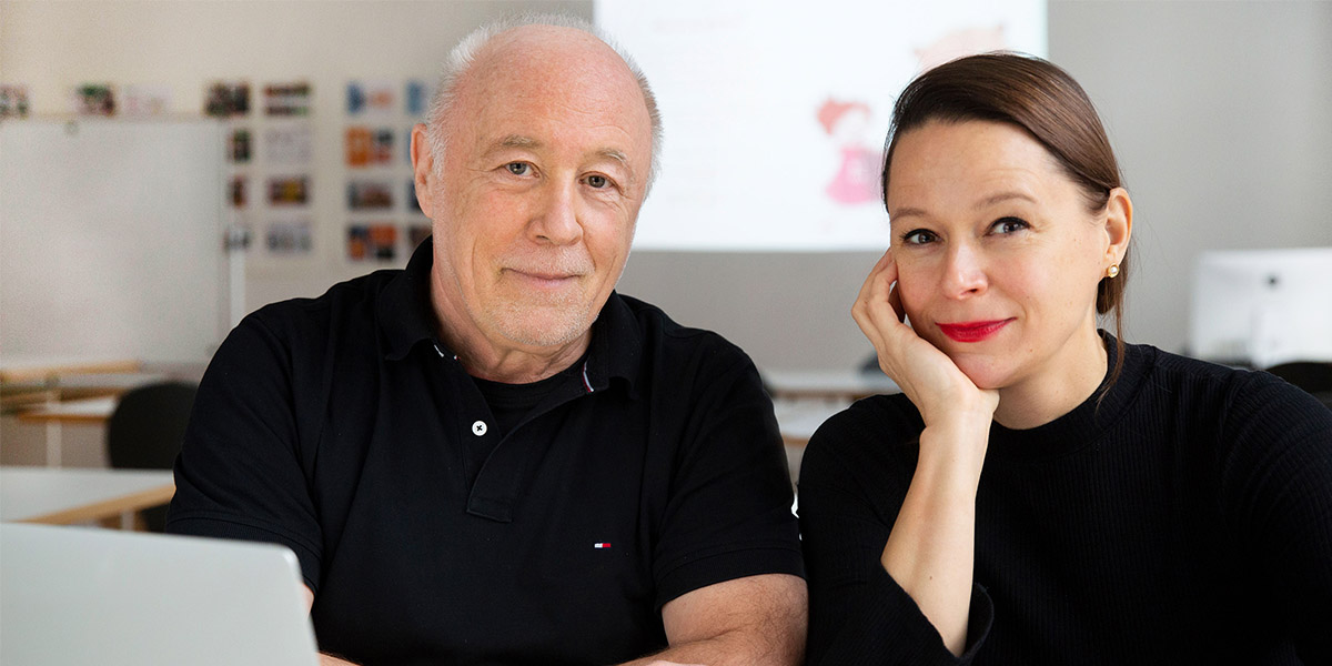 Sommerakademie - Kurs Kinderbuch und Jugendbuch - Dozent Michael Wrede und Dozentin Annabelle von Sperber